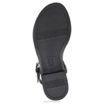 mujer Naturalizer cuero negro sandalia fifi RTZ4T356 - Imagen 7