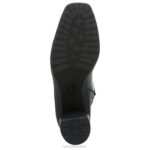 mujer Naturalizer cuero negro/tela bota impermeable hasta la rodilla axel RTZ4T249 - Imagen 7