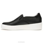 mujer Naturalizer cuero negro zapatillas sin cordones marianne 2.0 RTZ4T353 - Imagen 3