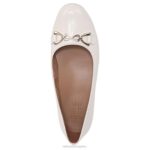mujer Naturalizer cuero perlado satinado maxwell poco plano RTZ4T53 - Imagen 4