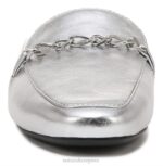 mujer Naturalizer cuero plateado emiline mula RTZ4T64 - Imagen 5