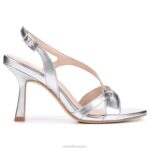 mujer Naturalizer cuero plateado sandalia de vestir vanity 27 edit RTZ4T585 - Imagen 2