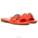 mujer Naturalizer cuero pop naranja sandalia santiago RTZ4T491