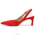 mujer Naturalizer cuero rojo amapola retro 27 editar bomba felicia RTZ4T143 - Imagen 3