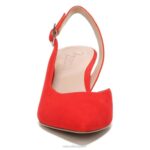 mujer Naturalizer cuero rojo amapola retro 27 editar bomba felicia RTZ4T143 - Imagen 5