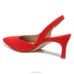 mujer Naturalizer cuero rojo amapola retro 27 editar bomba felicia RTZ4T143 - Imagen 8
