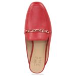 mujer Naturalizer cuero rojo carmesí emiline mula RTZ4T60 - Imagen 4