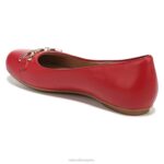 mujer Naturalizer cuero rojo carmesí maxwell poco plano RTZ4T55 - Imagen 8