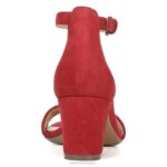 mujer Naturalizer gamuza de salsa picante sandalia de vestir vera RTZ4T19 - Imagen 6