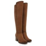 mujer Naturalizer gamuza de té inglés botas por encima de la rodilla kyrie RTZ4T285