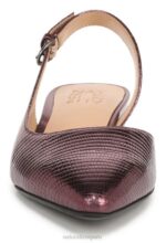 mujer Naturalizer lagarto cabernet sauvignon bancos puntiagudos planos RTZ4T86 - Imagen 5