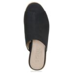 mujer Naturalizer negro hecho a mano sandalias con cuña soul goodtimes RTZ4T544 - Imagen 4