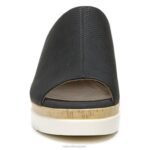 mujer Naturalizer negro hecho a mano sandalias con cuña soul goodtimes RTZ4T544 - Imagen 5