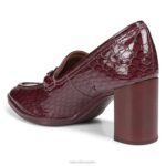 mujer Naturalizer piel de cocodrilo cabernet sauvignon 27 editar bomba de felicidad RTZ4T35 - Imagen 8