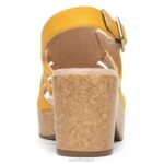 mujer Naturalizer sintético amarillo sandalia alma aki RTZ4T560 - Imagen 6