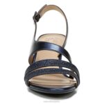 mujer Naturalizer Sintético azul marino metalizado sandalia de vestir taimi RTZ4T507 - Imagen 5