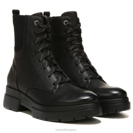 mujer Naturalizer sintético liso negro bota de combate soul ozzy RTZ4T693