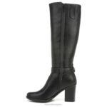 mujer Naturalizer sintético negro bota alta hasta la rodilla joslynn RTZ4T595 - Imagen 3