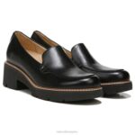 mujer Naturalizer sintético negro mocasín de cabaret RTZ4T393