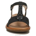 mujer Naturalizer sintético negro sandalia alma verano RTZ4T526 - Imagen 5