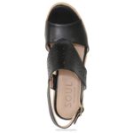 mujer Naturalizer sintético negro sandalia alpargata soul ocean RTZ4T578 - Imagen 4