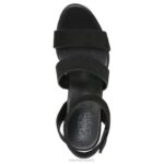 mujer Naturalizer sintético negro sandalia con cuña gen n ignite RTZ4T149 - Imagen 4
