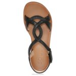 mujer Naturalizer sintético negro sandalia soul solo RTZ4T566 - Imagen 4