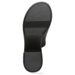 mujer Naturalizer sintético negro sandalias Cassie RTZ4T621 - Imagen 7