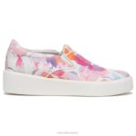 mujer Naturalizer tela floral blanca/rosa zapatillas sin cordones marianne 2.0 RTZ4T354 - Imagen 2