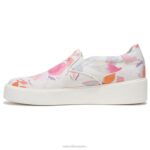 mujer Naturalizer tela floral blanca/rosa zapatillas sin cordones marianne 2.0 RTZ4T354 - Imagen 3