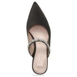 mujer Naturalizer tela negra mule de vestir liefde RTZ4T315 - Imagen 4