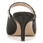 mujer Naturalizer tela negra mule de vestir liefde RTZ4T315 - Imagen 6