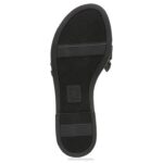 mujer Naturalizer tela negra sandalia fernanda RTZ4T344 - Imagen 7
