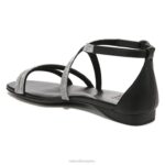 mujer Naturalizer tela negra sandalia sicilia RTZ4T378 - Imagen 8