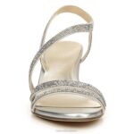 mujer Naturalizer tela plateada sandalia de vestir vanessa RTZ4T25 - Imagen 5
